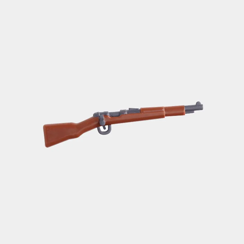 WW2 Military Mini Soldier Figure Army Weapon Plastic Mauser Rifle 98k weapon Equipment  Building Block Toys