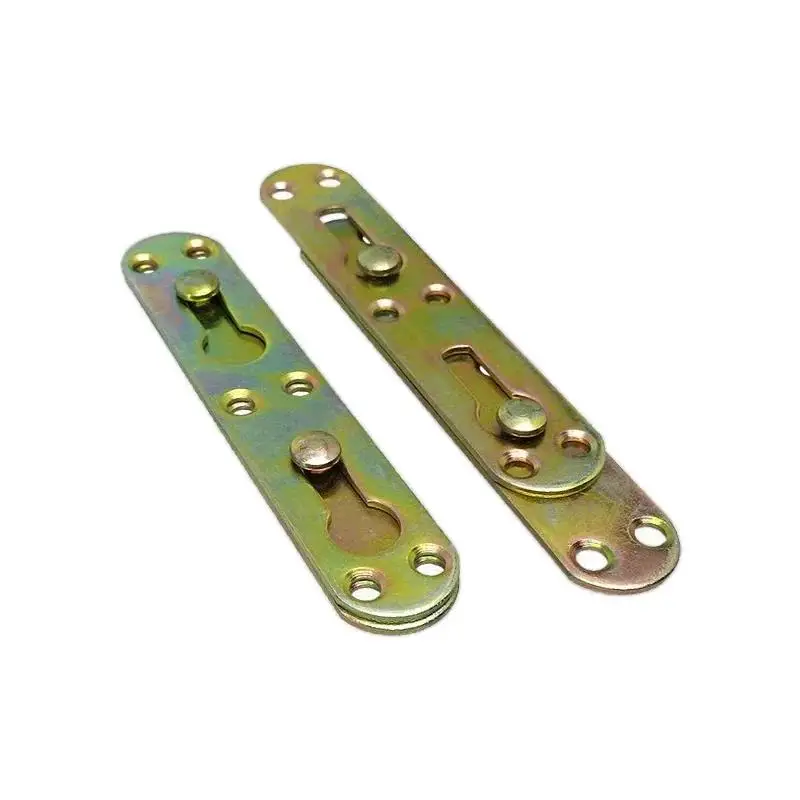 Bed Brackets Connectors Hinge Bed Hinges Bed Rail Hook Thickened Support for Connecting Wood Headboards