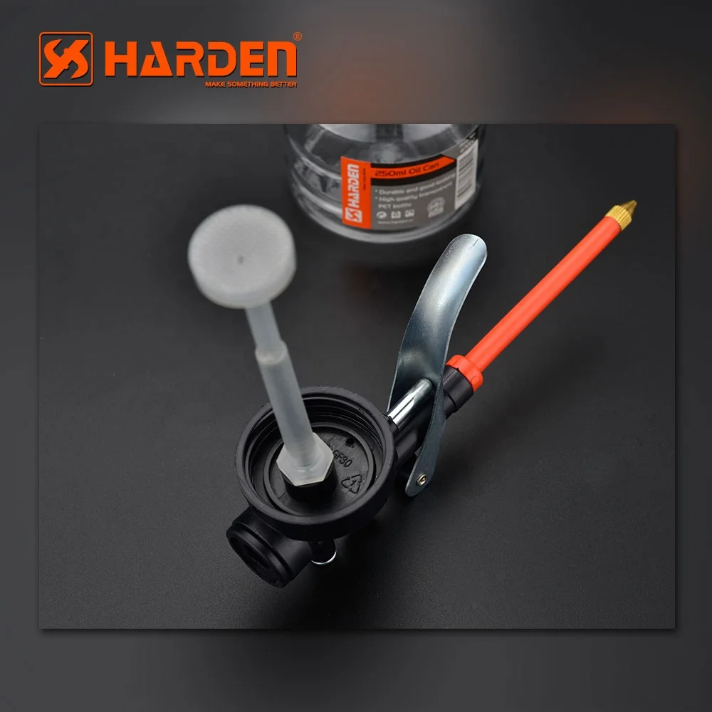 Harden American Style Professional High Pressure Custom Stainless Steel 250ml Hand Pump Oiler Oil Can