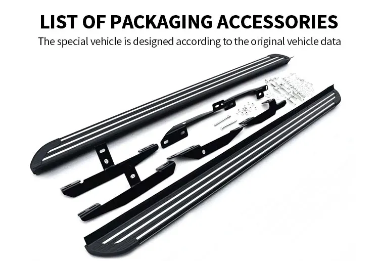 Factory Direct-selling Wholesale Customize Aluminum Alloy Bracket Fitting Running Board SIDE STEP for BJ40L PLUS BJ20 BJ40 supplier