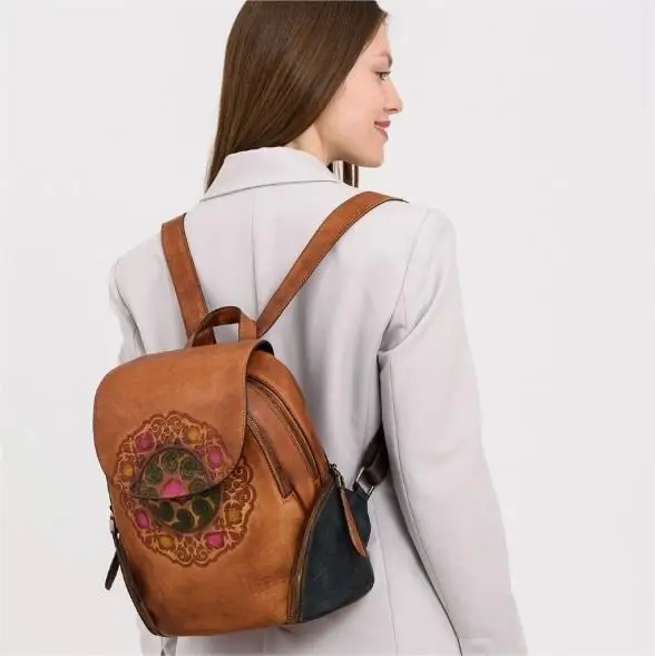 convertible mini julian backpack with fringe Convertible Mini Julian Backpack