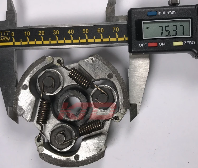 Promo 3 Shoes Centrifugal Clutch Plate 49cc Mini Chopper Pocket Dirt Bike ATV Diskon 29% Di - Foto 3