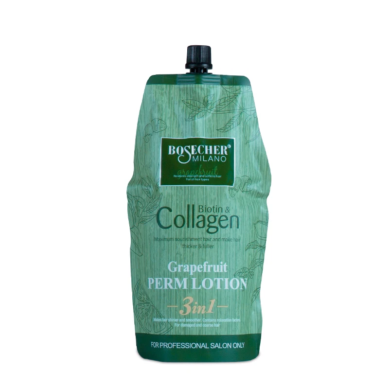 Biotin and Collagen Grapefruit Perm Lotion 3 in 1 Straight Hair Straight Perm