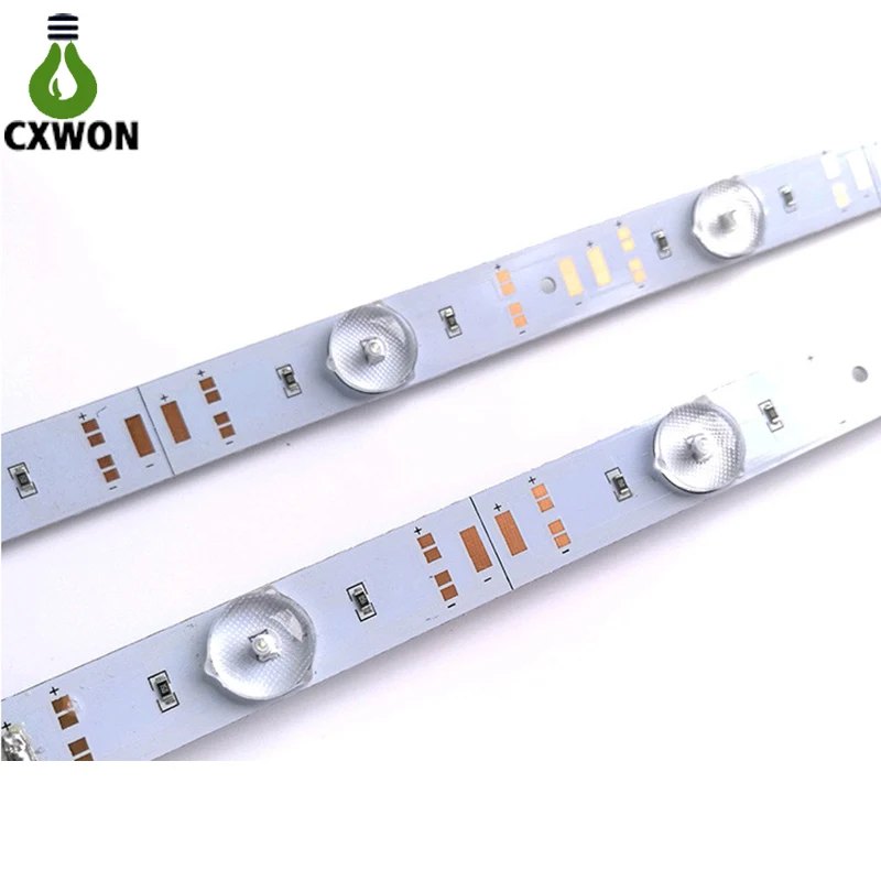 Diffuse Reflection Strip Light Advertising Box Slim 12W White Lattice Back Light Rigid Strip Light Lens