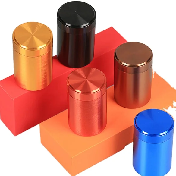 5g 15g 25g 30g 50g 60g 80g 100g Screw Top Metal Containers Aluminum Jar Tin Can with Lids Silver Black Gold Metal Aluminum Tin