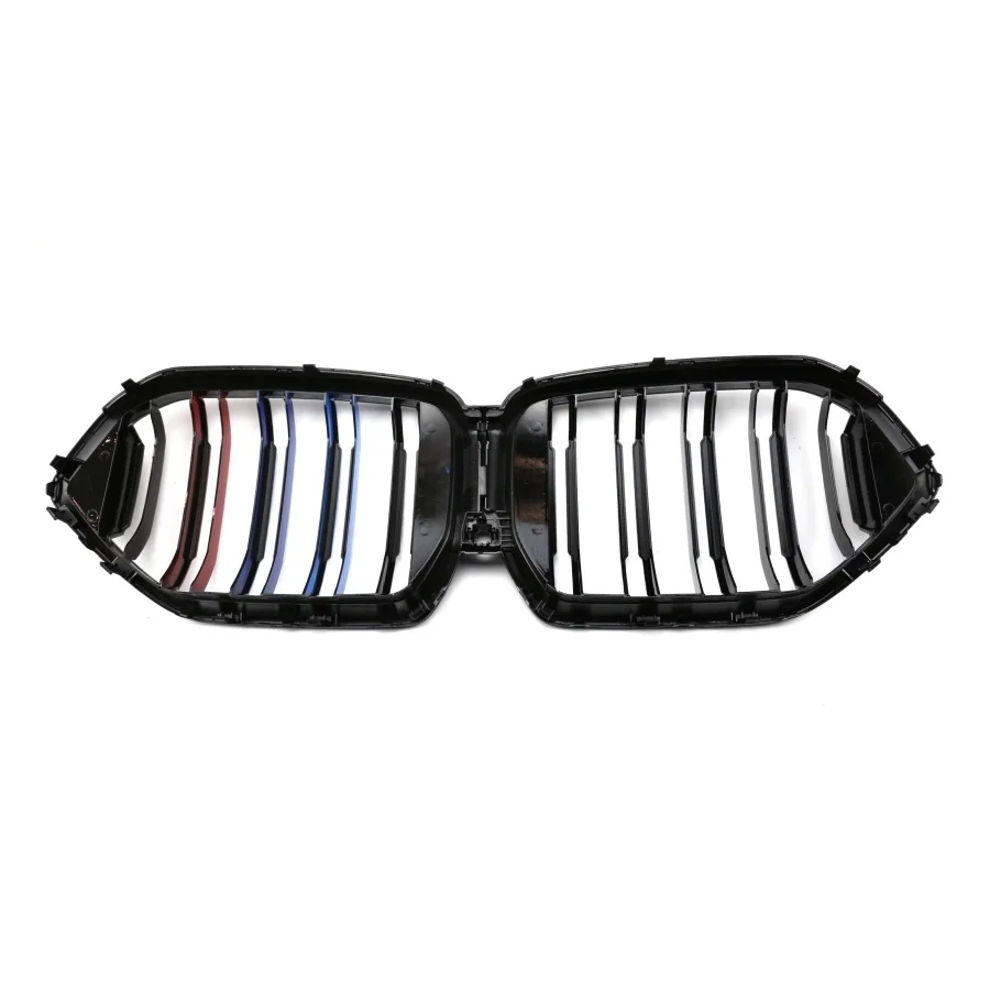 double bar gloss black tri color carbon fiber-5