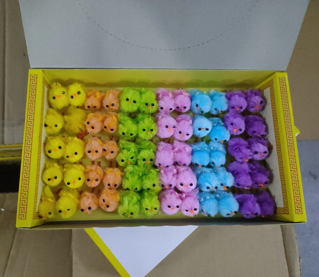 ふわふわカラフルなイースターパーティーデコレーションおもちゃ