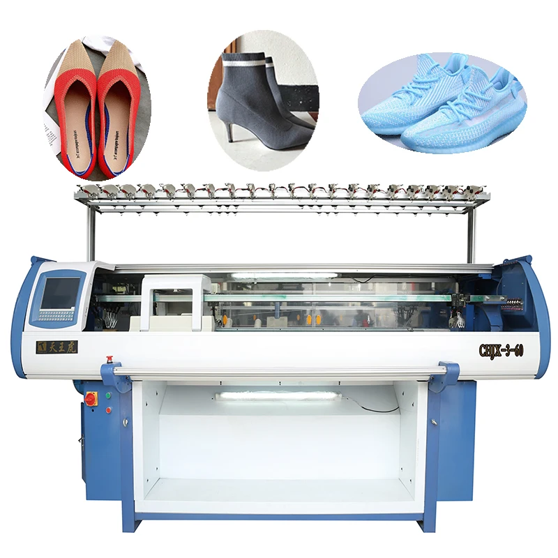 Fully Automatic Computer 3D Textile Shoe Upper  Knitting Machine flyknit Shoes Upper Flat Knitting Machine