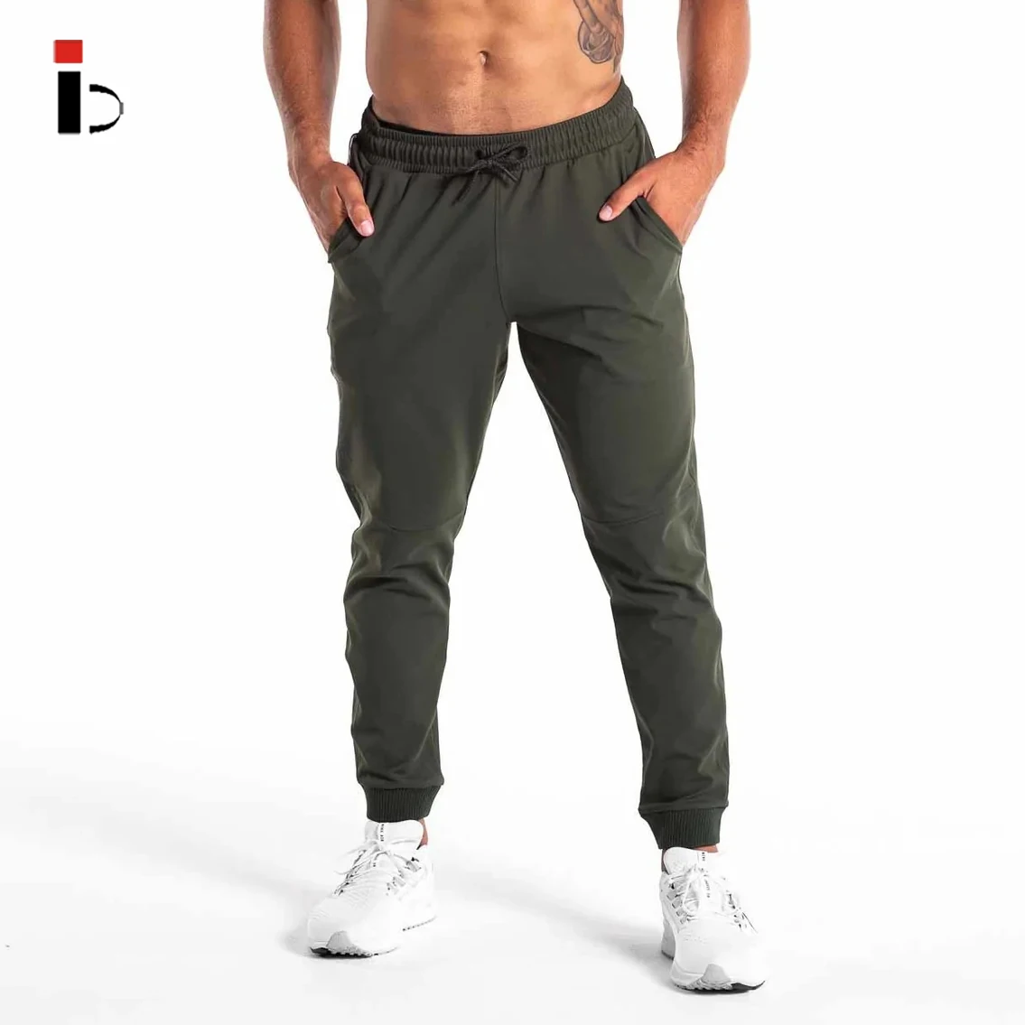 High Quality Stretch Men Athletic Joggers Men Slim Fit Quick Dry Elasic ...