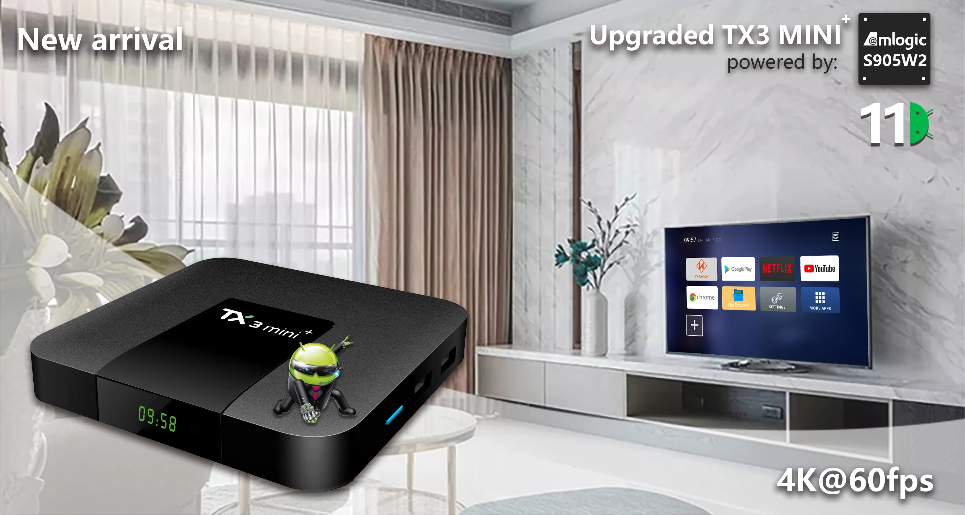 Hot Selling TV Box 4K TX3MINI+