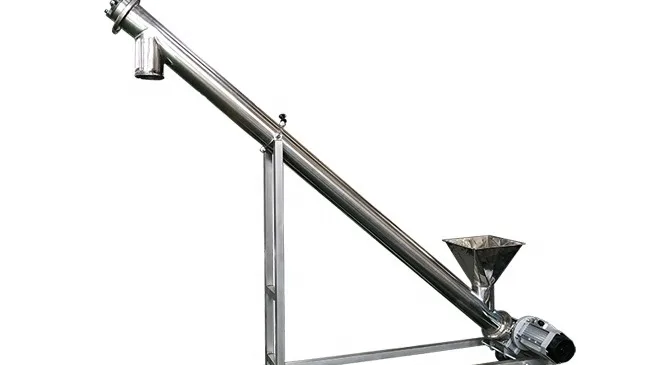 水平垂直倾斜型食品级螺旋输送机螺旋钻输送给料机 - buy premium