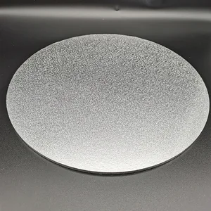 Luxury Eco-Friendly Custom Printed Paper Plate Disposable Compostable Mini Cake Board Base with Stamping Handling Wholesale