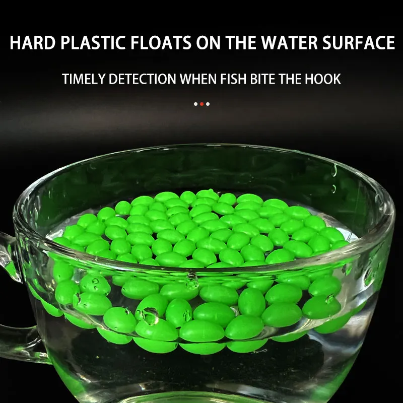 1000 Perline Da Pesca Fluorescenti - Esche Tonde In Plastica Per Attrezzatura Da Pesca - Foto 9