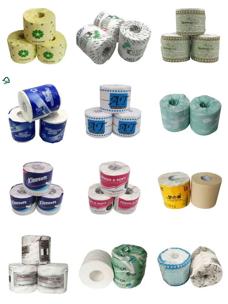 10 Rolls Per Pack Custom Logo Toilet Paper White Water Soluble Toilet