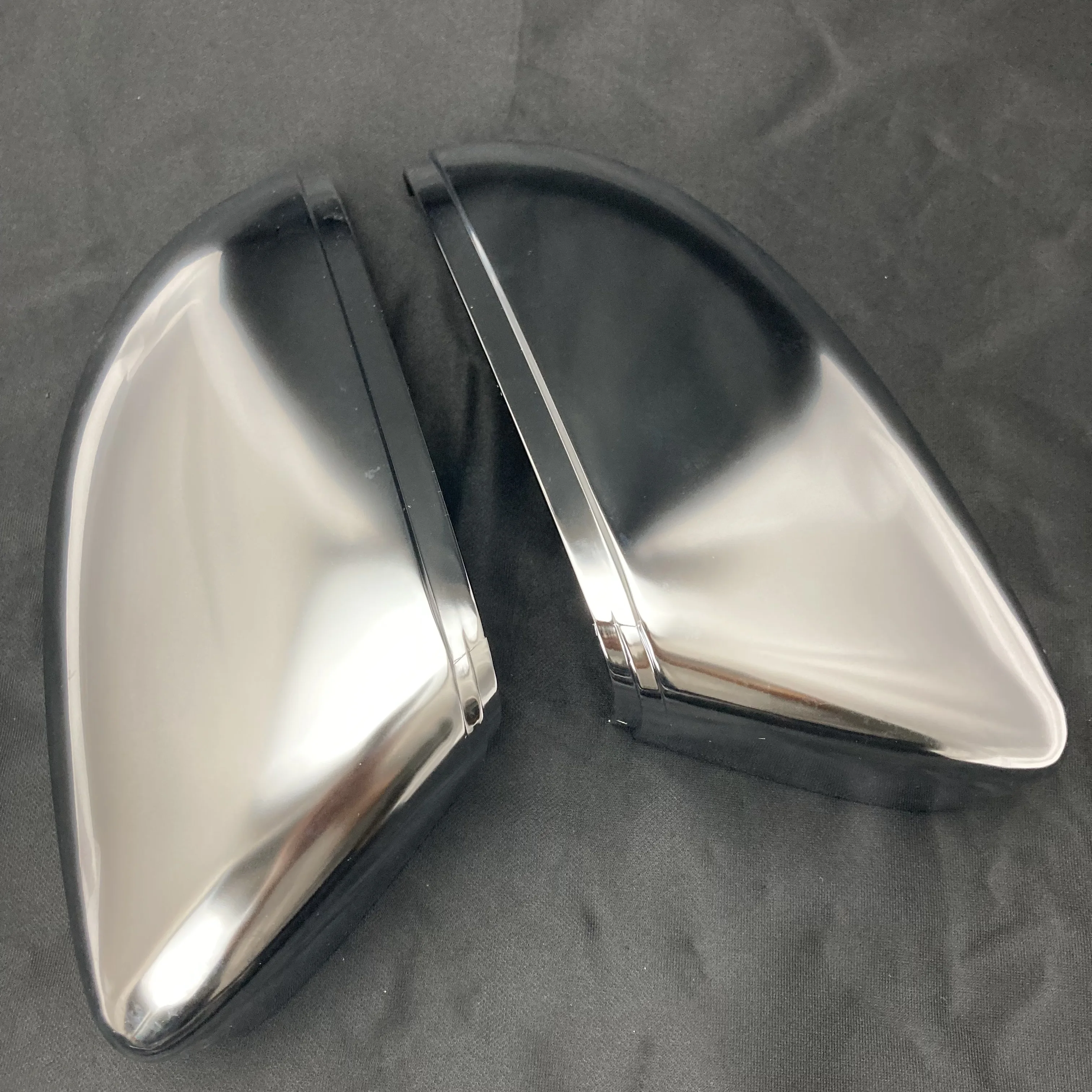 Stainless Steel Chrome Mirror Covers For VW Crafter 2006–2016 – 2pc, Glossy, UK Made