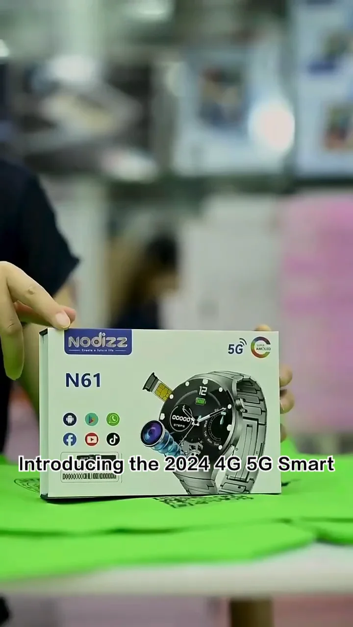 N61 Smart Watch 4G 5G, 6000mAh Battery, 64GB, IP67 Waterproof