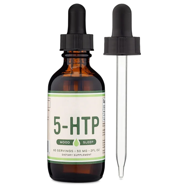 5htp Liquid Drops OEM Private Label Serotonin Supplement for Mood Sleep and Relaxation 5 Htp Drops