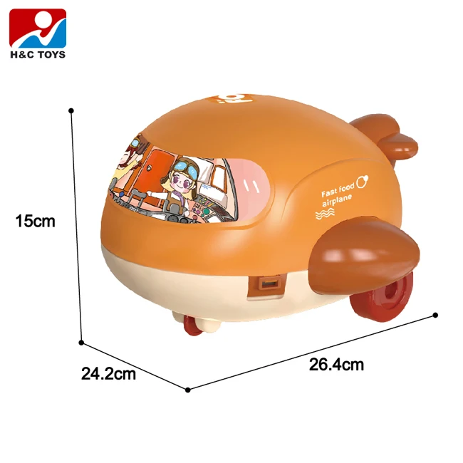 Simulation Play Hamburger Bread Shop Set Toys Cartoon Airplane Fast Food Novelty Toy