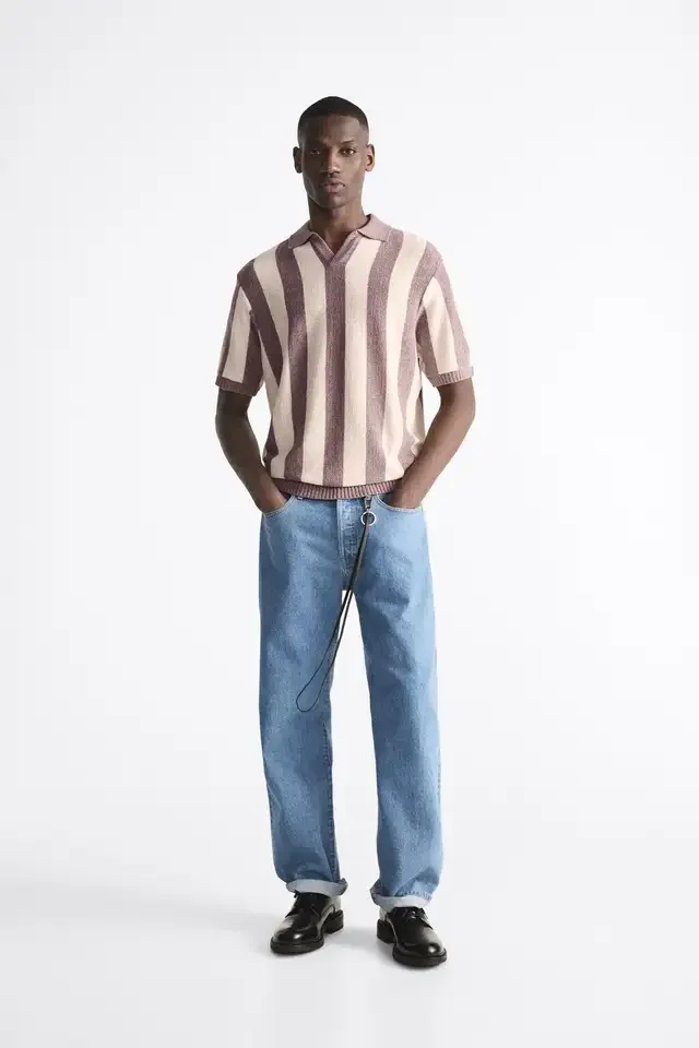 Jacquard Knitwear Polo Knitted Short-sleeved T-shirt New Fashion Custom ...