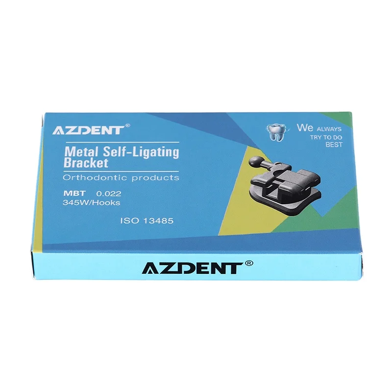 Popular Use AZDENT Orthodontic Self Ligating Brackets/ Mini Roth Dental Braces