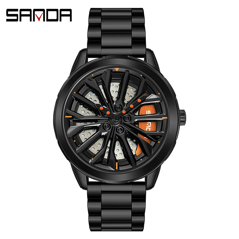 SANDA P1063 Men's Quartz Watch - Stylish & Water Resistant