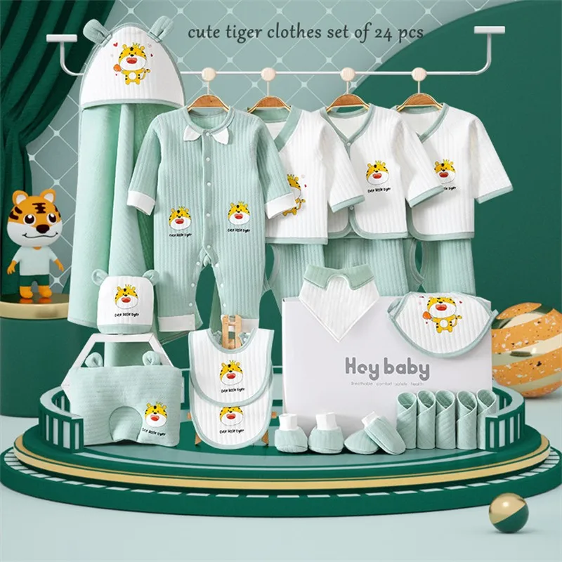 15/22/24/25 Pieces Infants Clothing Set Newborn Clothes Suit Baby Girls