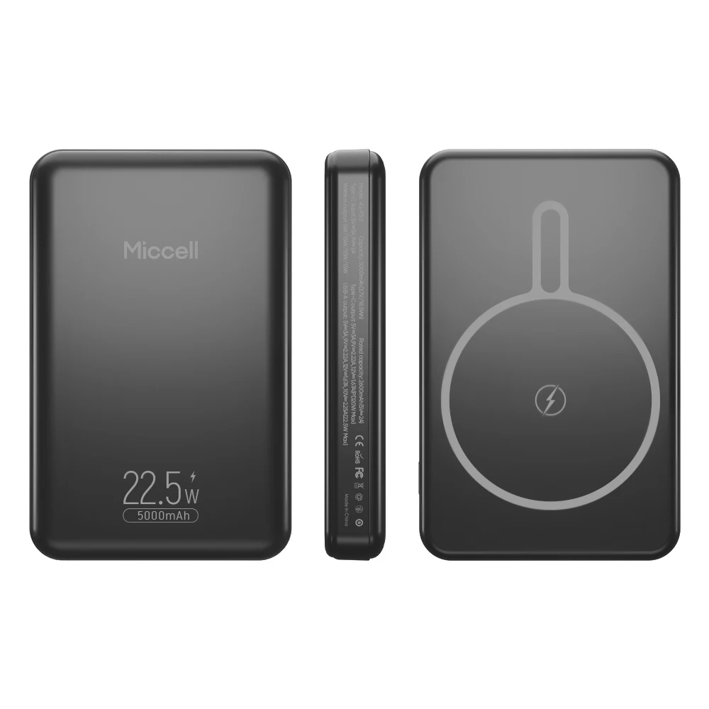 Magnetic Power Bank With Wireless Charging And Led Display_voghion.com
