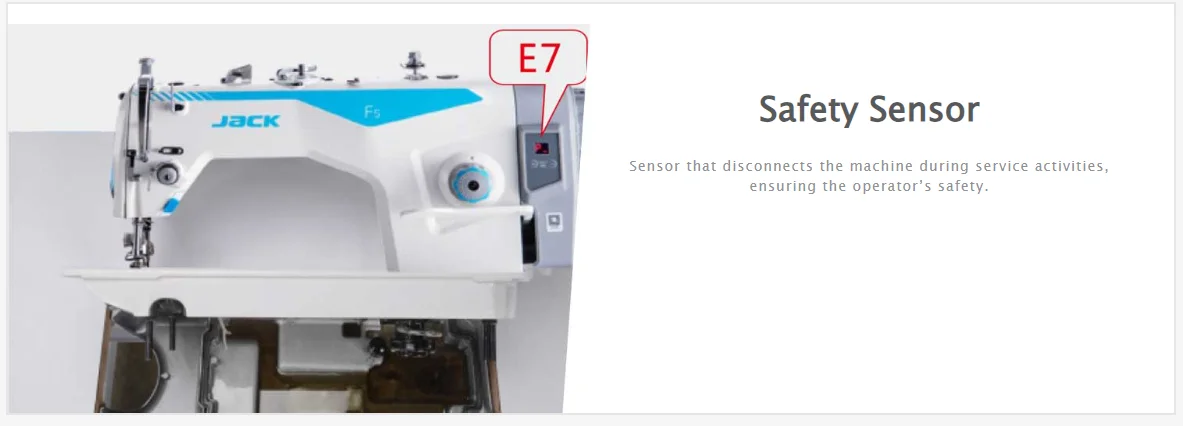 JACK F5 Single Needle Lockstitch Sewing Machine with Table and Stand