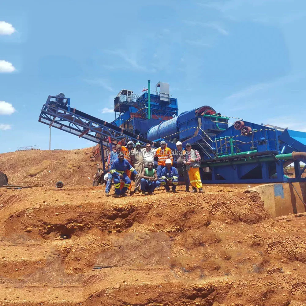 Small Scale Gold Mining Equipment 40 Mt Gold and Diamond Washing Plant