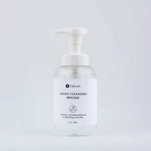 OEM Private Label Vitamin C Foaming Face Wash Deep Cleansing Facial Brightening Mousse Skin Care Bubble Cleanser