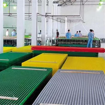 Fiberglass FRP Grating Frp Floor Grating FRP Carwash Grating Floor