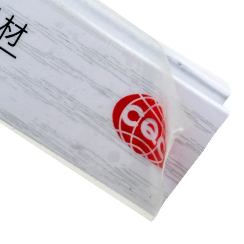 Custom printing transparent PE protection surface film plastic film for Aluminium Profiles