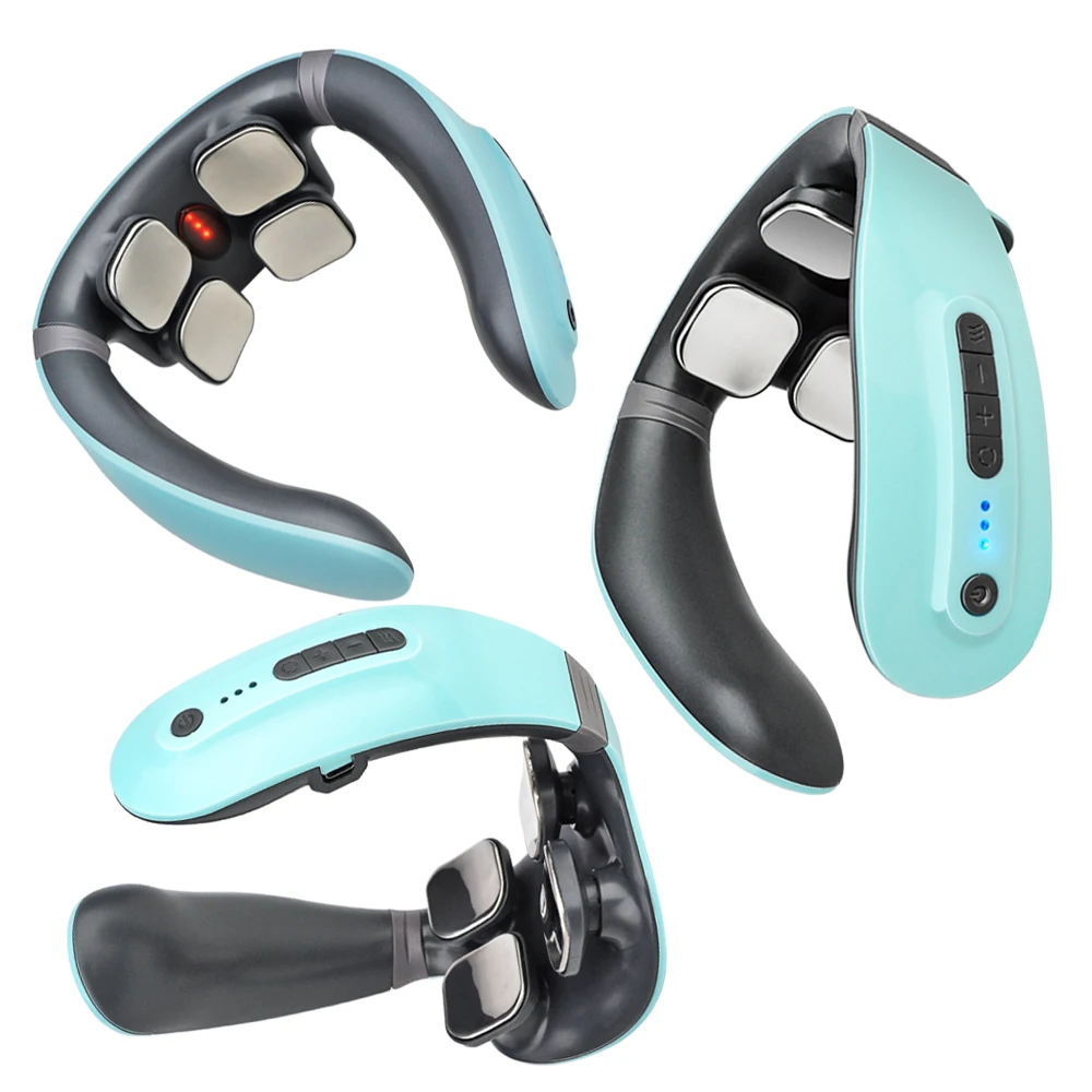 TNES Low Frequency Pulse Massage Tools Neck Massager with Heat