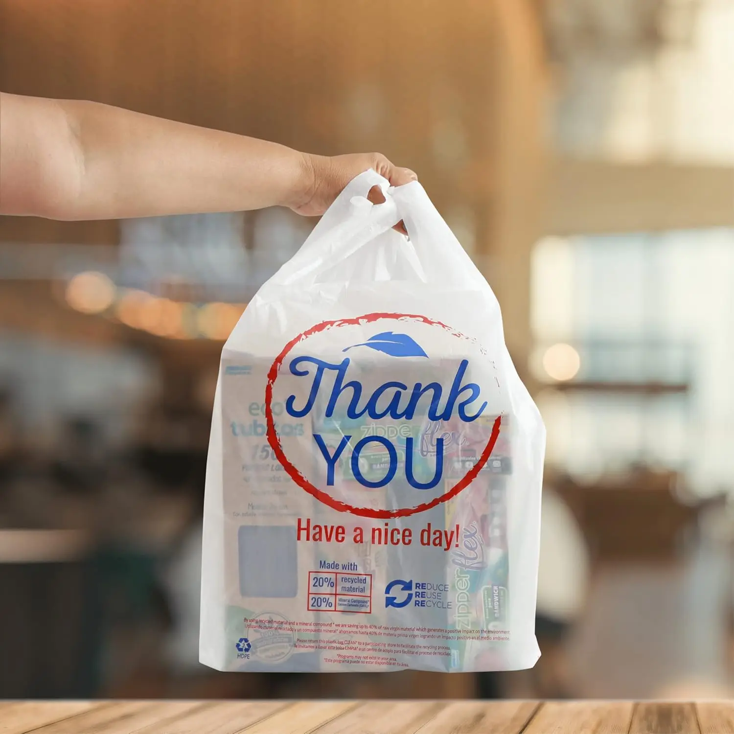 Bolsas de plástico Supermercado y bolsas de plástico de calidad Supermercado