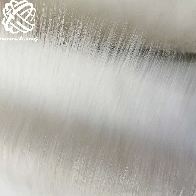 China Manufacturer Wholesale 70MM  Long Pile Plush Fashion Super Soft  Fake Fox Fur Fabric For Plus Size Coat