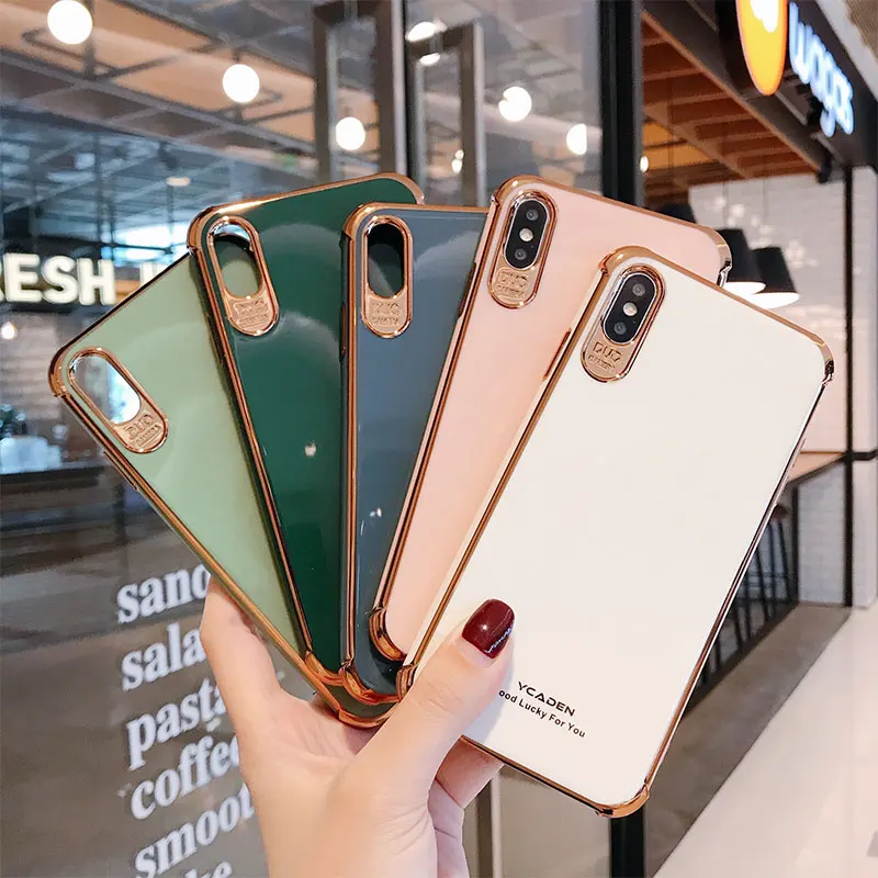 For iPhone 12 Luxury Electroplating Phone Case TPU Phone Case For iPhone 11 Pro 11 Pro Max