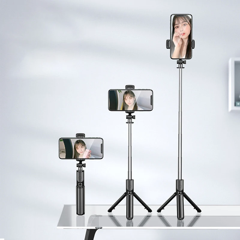 Складной мини штатив-Трипод с поворотом на 360 градусов Выдвижной Штатив для смартфона и камеры S03 беспроводная