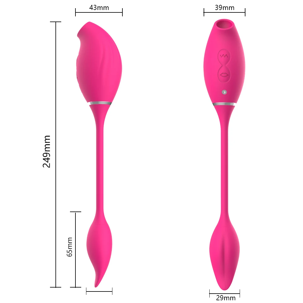YouQDOLL Factory Flower Rose Vibrator G Spot Mini Silicone Sucking Tongue  Bullet Adult Toys Bullet Rose Sex Toys For Woman