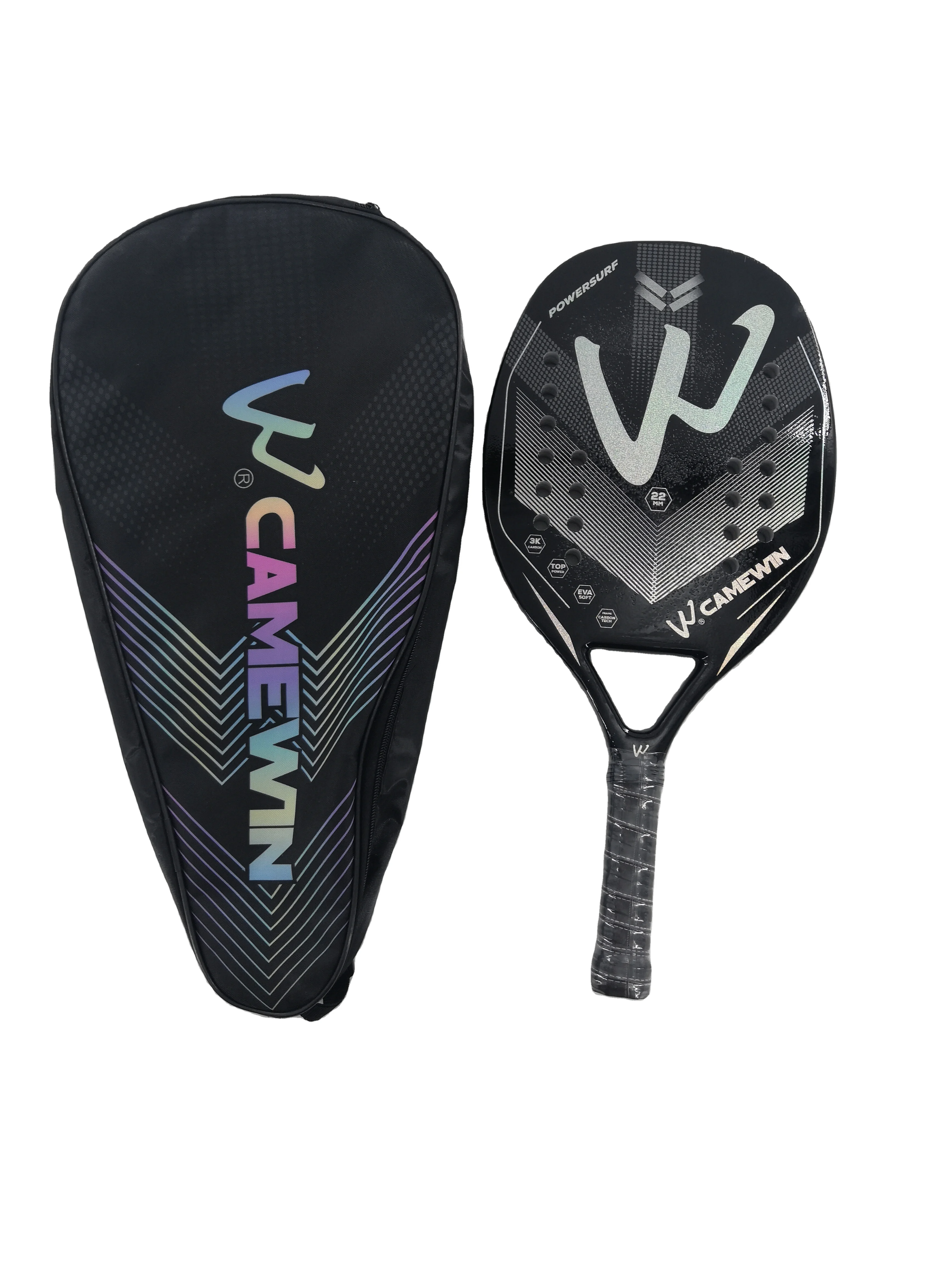 Camewin 3K Full Carbon Fiber Padel Tennis Racket PROFESSIONAL
