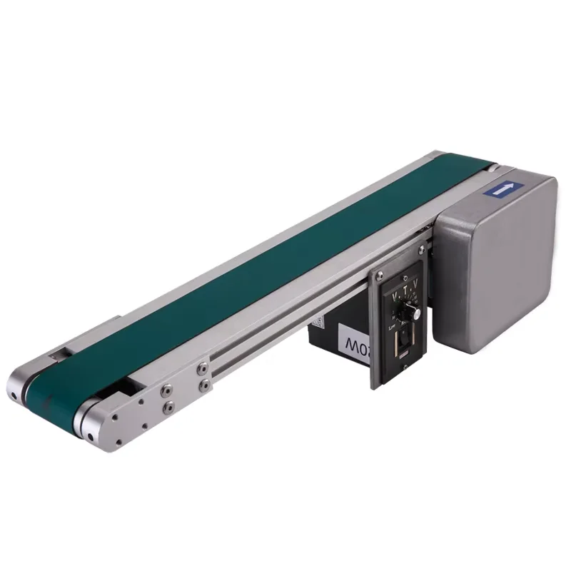 Micro Electric Synchronous Belt Conveyor Mini Motor Precise Positioning with Heat Sink Application Cutting Processing Service