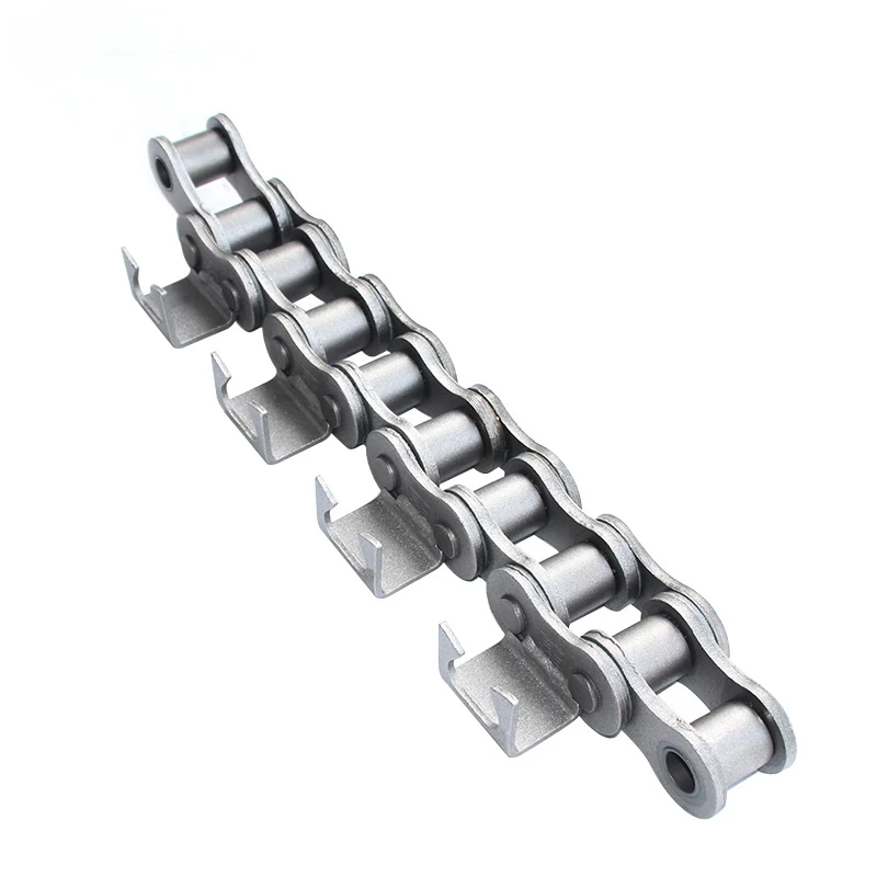 16b-2 08b 32b 48b Stainless Steel 40 Mn 100 Transmission Conveyor Short Pitch Roller Chain With Attachment