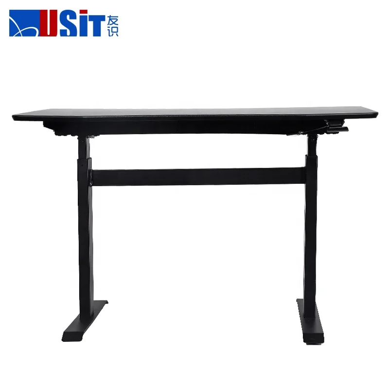 Home Office Computer Furniture Standing Desk Gas Height Adjustable Drafting Desk
