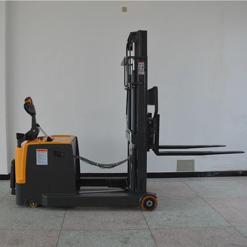 Load Capacity 2000 kg Forklift Counterbalanced Electric Reach Stacker DIDING Brand