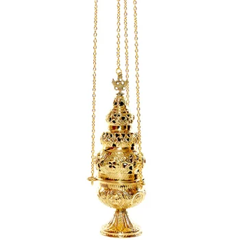 Church Brass Censer With 4 Chains (no Bells) - 100-1 - Buy Brass Censer ...