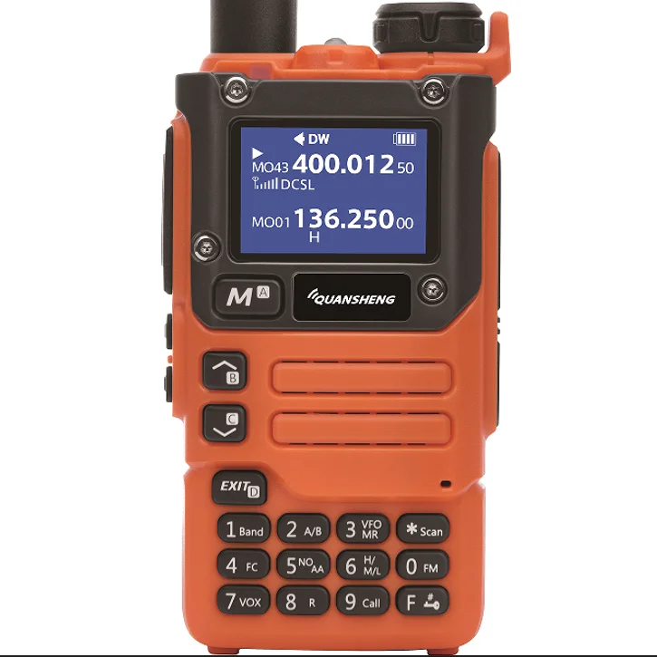 クワンシェン UV-K6 ポータブル無線機 UHF VHF AM FM 200チャンネル