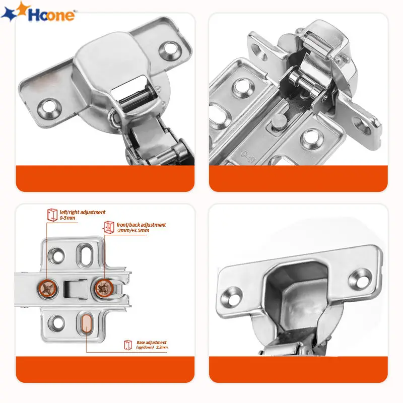 Hoone 3d Push To Open Hydraulic Hinge Kitchen 1/2 Overlay