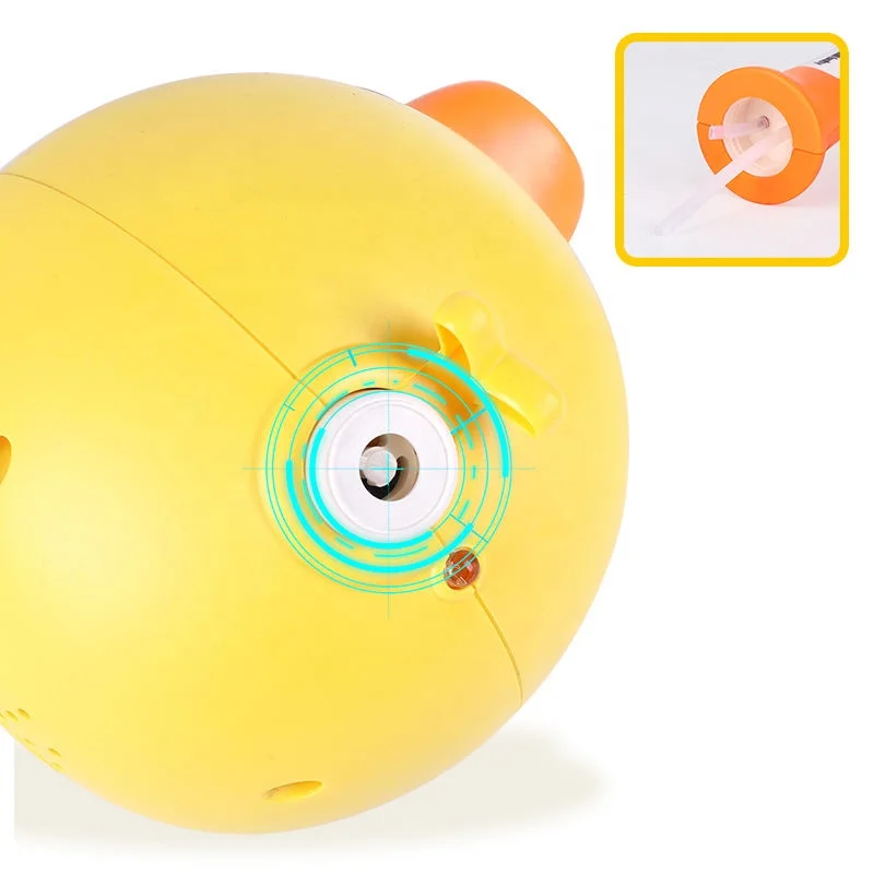 Совершенно новый пистолет-воздуходувка для пузырей Для TikTok Maker мультяшный Утконос Детская уличная упаковка пластиковая пузырьковая палочка