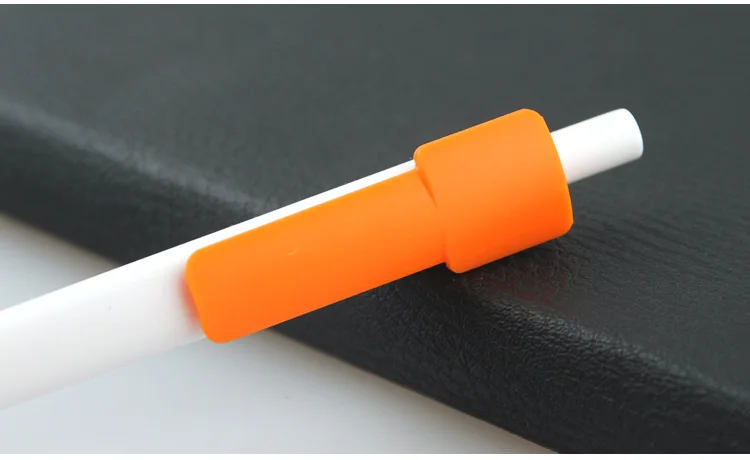 Retractable Rainbow Gel Pen 0.5mm Black Ink With Custom Logo_voghion.com