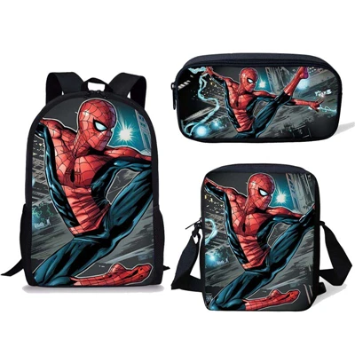 spiderman backpack set