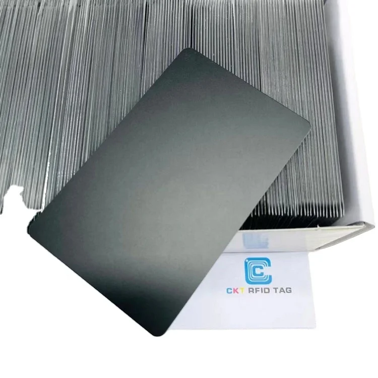 Customized Black Matte PVC RFID NFC Card NFC Business Cards